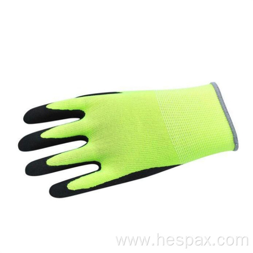 Hespax Anti Wear Sandy Nitrile Safety Work Gloves